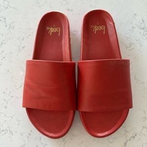 Beek Pelican Leather Platform Sandal